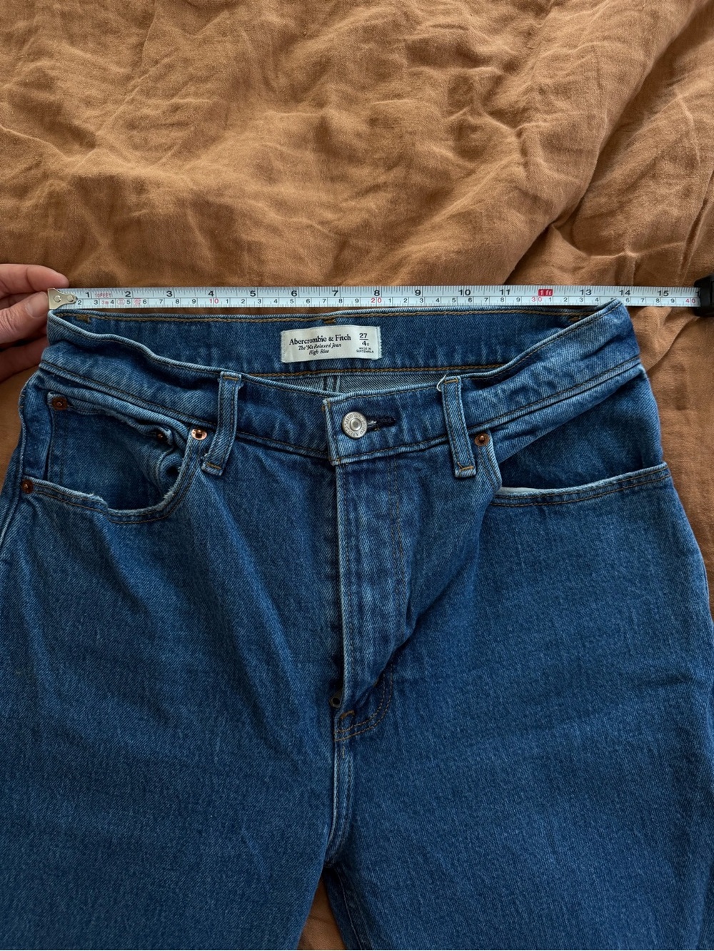 90s Ultra High Rise Relaxed Jeans - 27 SHORT - Picture 10 of 12